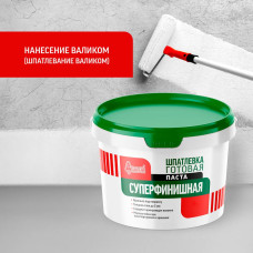 Шпатлевка полимерная готовая Старатели суперфинишная 15 кг для стен и потолков, для заделки швов, белая, шпаклевка для внутренних работ